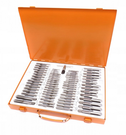 Tarozi si filiere - Trusa set tarozi si filiere 110 piese M2 - M14 M16 M18 (M55876)