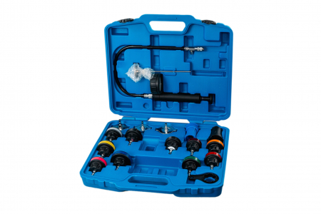Testere / masuratoare - Trusa tester presiune verificare incarcare freon clima AC 18 piese aer conditionat (SBJC9024)