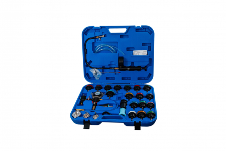 Testere / masuratoare - Trusa tester presiune verificare incarcare freon clima AC 28 piese aer conditionat (SBJC9045)