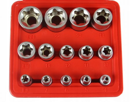 Trusa tubulare tip E torx E4-E24 14piese (M66422) [3]