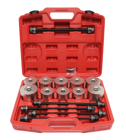 Extras rulmenti/bucse/articulatii/butuci - Trusa universala presa 27 piese 34-80mm extras montat demontat bucse bucsi rulmenti suspensie DISMF02 (BK78695)