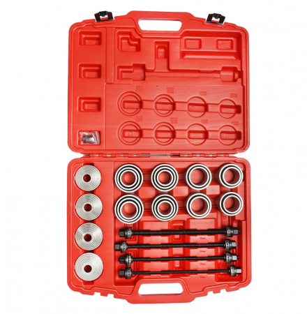 Scule de mana - Trusa universala presa 28 piese 34-82mm extras montat demontat bucse bucsi rulmenti suspensie DISMF82 (BK78775)