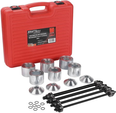 Scule Atelier Auto - Trusa universala presa 28 piese 34-82mm extras montat demontat bucse bucsi rulmenti suspensie (KD12502)