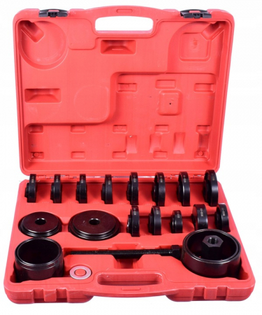 Extractoare / prese - Trusa universala presa extras montat demontat bucse bucsi rulmenti suspensie 23 piese (LT-A1598)