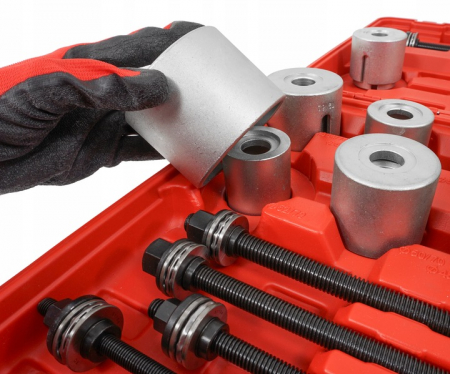 Trusa universala presa extras montat demontat bucse bucsi rulmenti suspensie 27 piese (V86222) [9]
