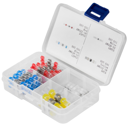 Tuburi termocontractabile cu inel de fludor set 50 buc (KD10489) [2]