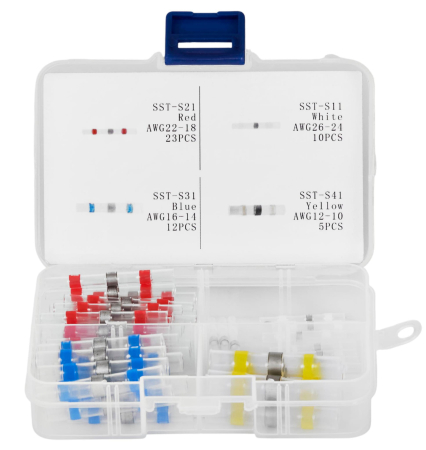 Produse noi (necategorizate) - Tuburi termocontractabile cu inel de fludor set 50 buc (KD10489)