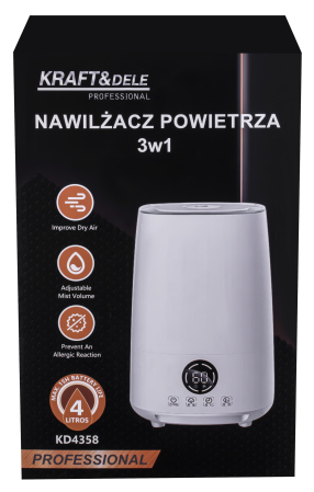 Umidificator de aer 3 in 1, rezervor 4 L, ionizator si difuzor de arome (KD4358) [11]