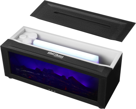 Umidificator ionizator aer LED efect semineu aromaterapie RGB telecomanda USB-C 150ml (KD4355) [6]
