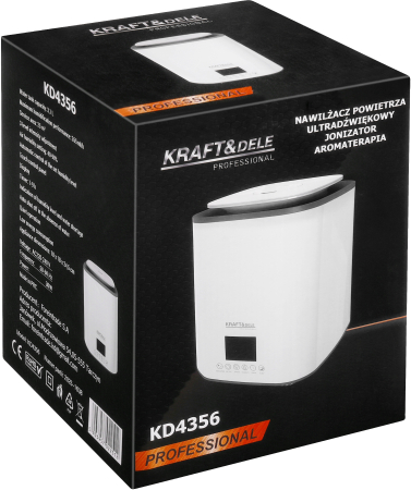 Umidificator ultrasunete 3.1L 30W telecomanda ionizare aromaterapie higrometru LED (KD4356) [9]