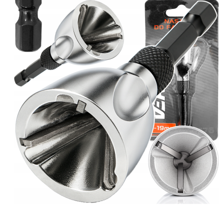 Altele - Unealta de tesire si debavurare 3-19 mm, suport biti 1/4" (V86476)