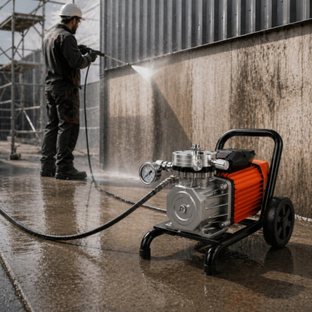 Masina aparat statie vopsit zugravit 3500w pompa vopsea var lac lavabil 19L/min [3]
