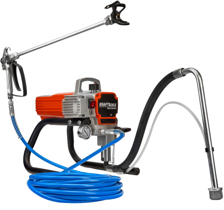 Aparate de vopsit - Unitate vopsire hidrodinamica 1500W 2.5Lmin pulverizare pereti tavane fatade accesorii (KD5796)
