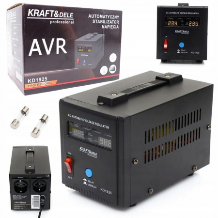 UPS Sursa curent - Stabilizator automat de tensiune AVR curent retea 220 230V 1000VA (KD1925)