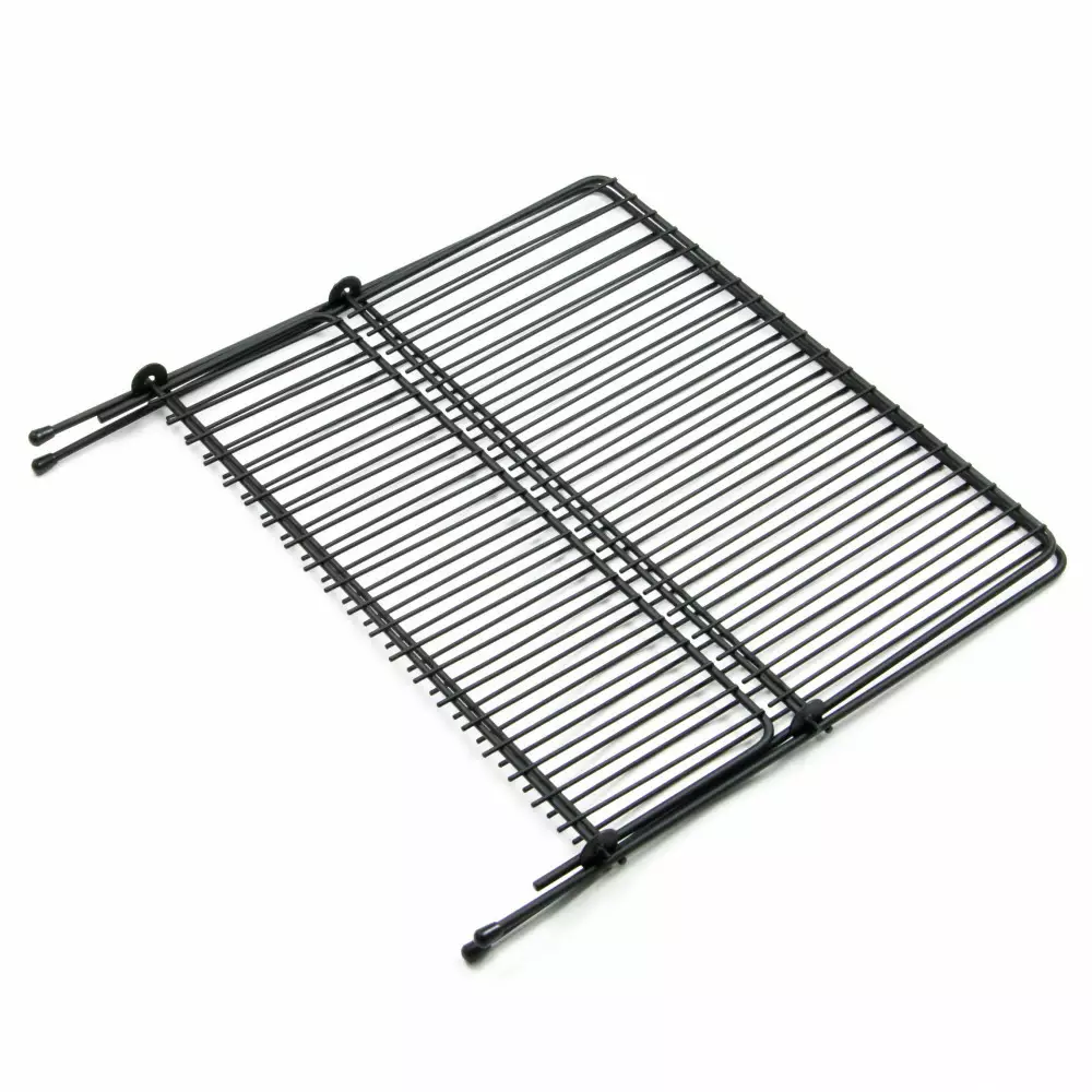 Uscator vase metalic cu tava si suport tacamuri negru cu doua niveluri (KH-1356) [3]