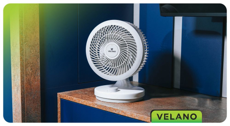 Ventilator de birou 3 viteze si difuzor uleiuri parfumate (VELWEBS0008) [13]