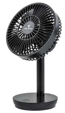 Ventilator de birou cu acumulator Velano 2000mAh 4 viteze USB (VELWEBS0009) [1]