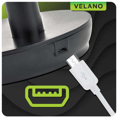 Ventilator de birou cu acumulator Velano 2000mAh 4 viteze USB (VELWEBS0009) [12]