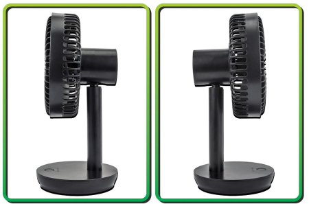 Ventilator de birou cu acumulator Velano 2000mAh 4 viteze USB (VELWEBS0009) [11]