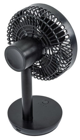 Ventilator de birou cu acumulator Velano 2000mAh 4 viteze USB (VELWEBS0009) [3]