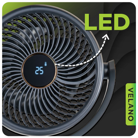 Ventilator podea  50W cu 3 moduri flux si inaltime reglabila 75-103 cm (VELWEP0013) [6]