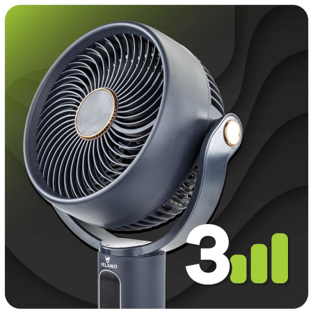 Ventilator podea  50W cu 3 moduri flux si inaltime reglabila 75-103 cm (VELWEP0013) [10]