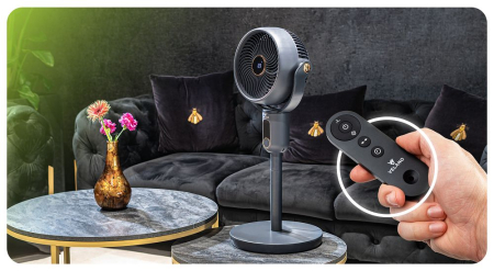 Ventilator podea  50W cu 3 moduri flux si inaltime reglabila 75-103 cm (VELWEP0013) [7]