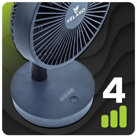 Ventilator portabil cu acumulator 4000mAh autonomie 20h USB-C (VELWEBS0018) [13]