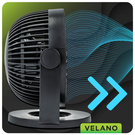 Ventilator portabil cu acumulator USB 1200mAh 4 viteze (VELWEBS0011) [10]