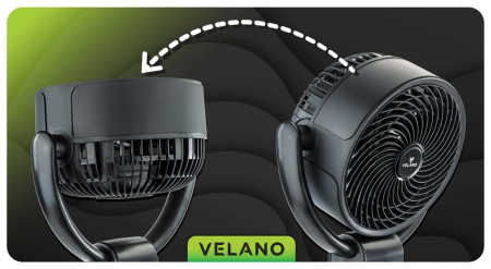 Ventilator turn cu oscilatie 50W si 3 trepte viteza (VELWEP0014) [14]