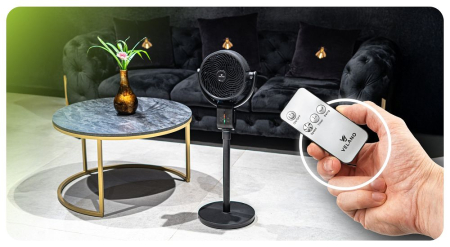 Ventilator turn cu oscilatie 50W si 3 trepte viteza (VELWEP0014) [5]