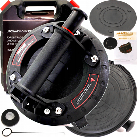 Ventuze - Ventuza cu vacuum vid 150kg transport montat parbriz sticla placi ceramice marmura granita (KD10790)