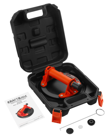 Ventuza cu vid 200mm, capacitate 200kg, pompa manuala (KD3660) [11]
