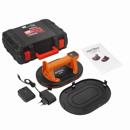 Produse noi (necategorizate) - Ventuza electrica pe baterie 7.4V 1.5Ah 150Kg 200mm nivelare placi (KD11955)