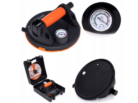 Altele - Ventuza profesionala cu pompa vacuum, 190 kg, diametru 200 mm (KD10738)