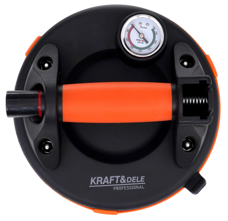 Ventuza profesionala cu pompa vacuum, 190 kg, diametru 200 mm (KD10738) [4]