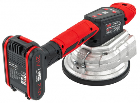 Ventuza vibranta electrica 150mm pe baterie 2x21V 2ah vibrator aliliere nivelare placi ceramice (RTAPW0155) [6]