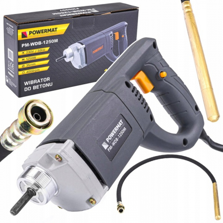 Vibrator beton 1250w + lance 2m x 35mm (PM-WDB-1250M) [10]