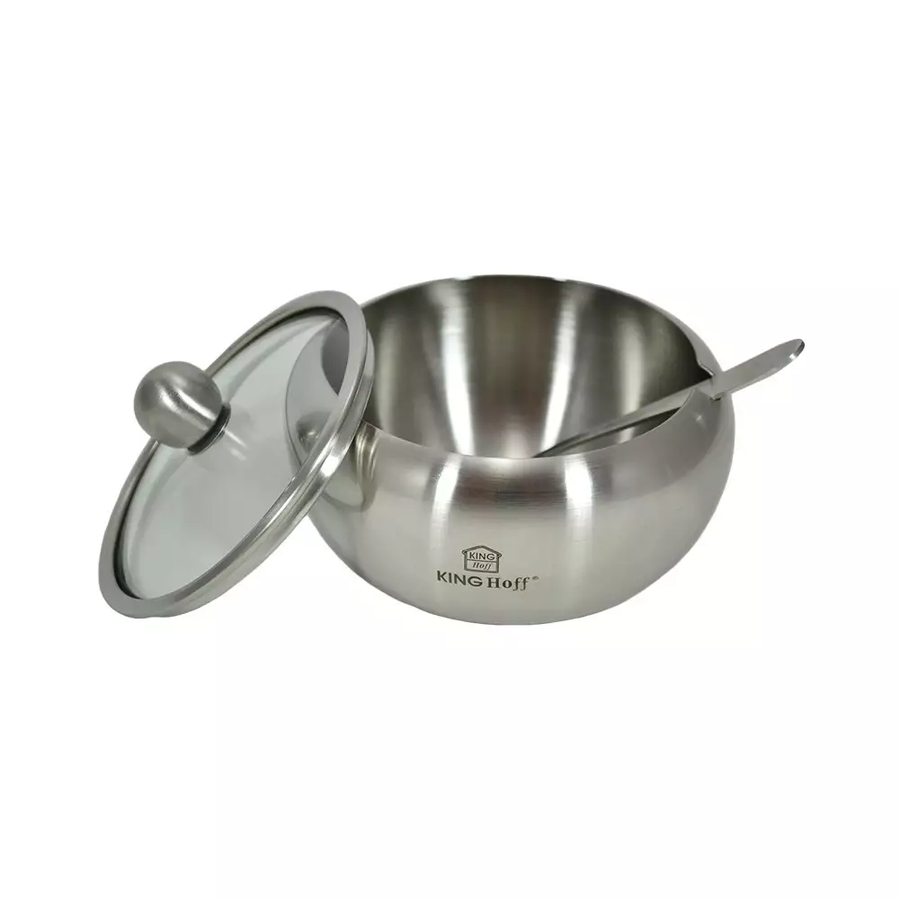 Zaharnita din otel inoxidabil cu lingura 460ml (KH-3725) [1]