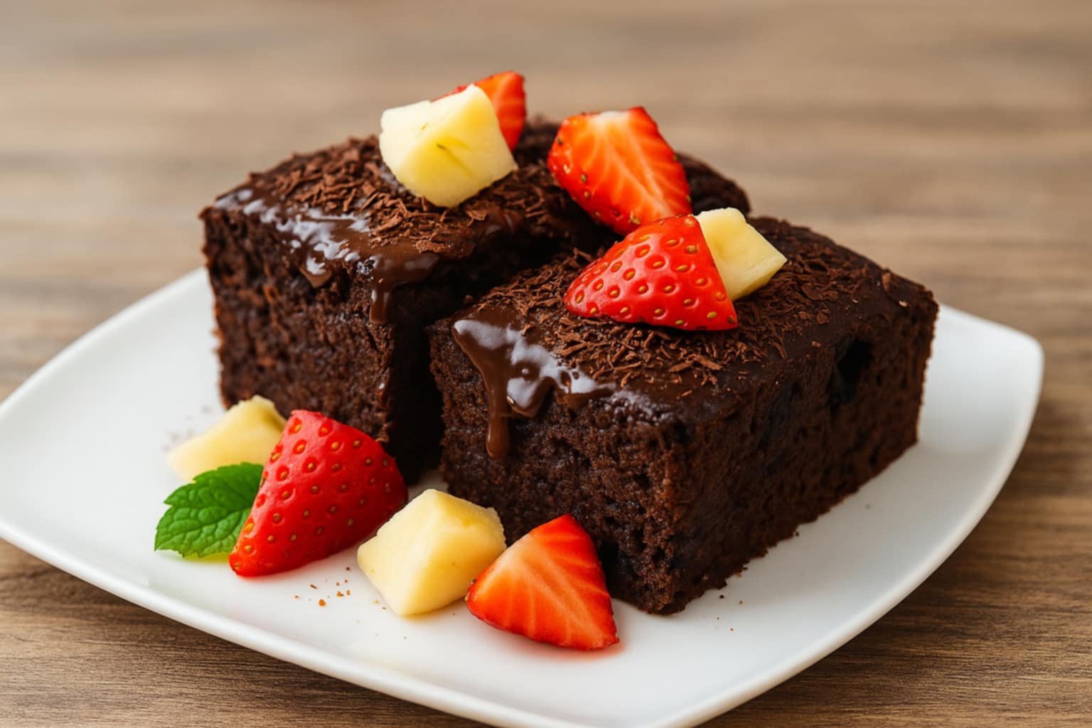 Negresă Proteică cu Banane și Afine – Desert Sănătos, Fără Compromisuri!