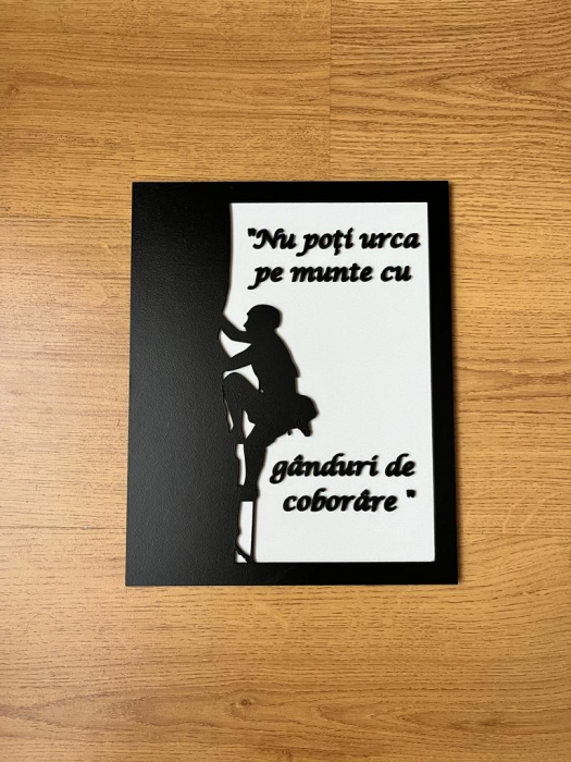 Tablou din lemn cu mesaj motivational [2]