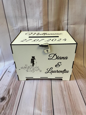Accesorii nuntă - Cutie dar nunta