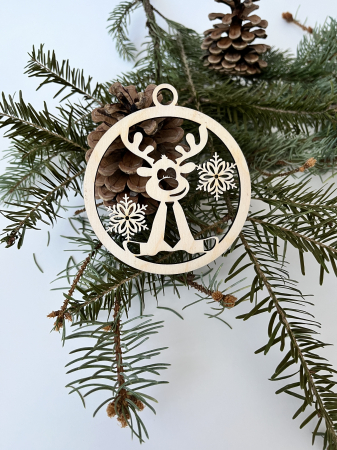 Decoratiune din lemn Olaf& Ren [1]