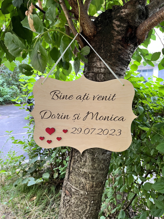 Plachetă Bine ați venit - Plachetă bine ați venit
