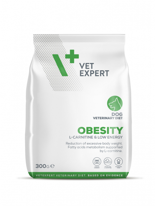 4T Dieta Veterinara OBESITY DOG, VetExpert, 300 g [1]