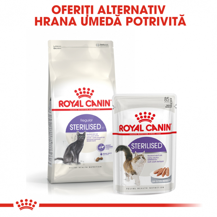 ROYAL CANIN STERILISED,hrană uscată pisici sterilizate, 15 kg [6]