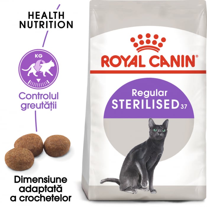 ROYAL CANIN STERILISED, hrană uscată pisici sterilizate 2 kg [1]