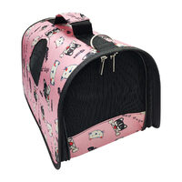 Geanta transport cu PISICUTE-PESTE ROZ S 37x22x20 cm [1]