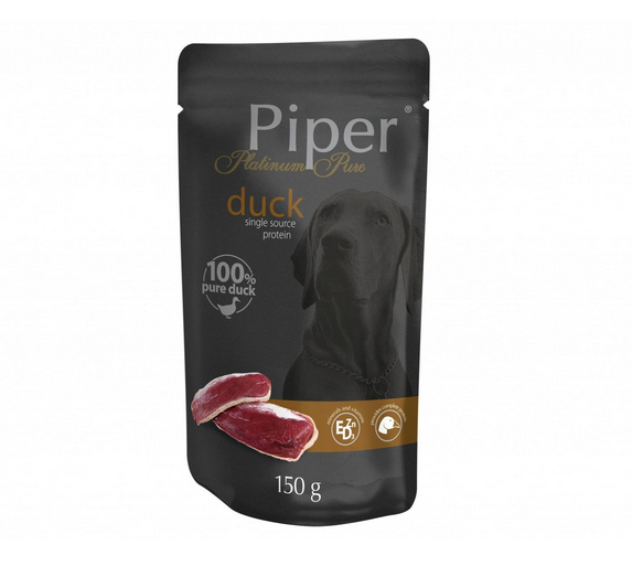 Hrana umeda Piper Platinum Pure, Rata, PLIC, 150 g [1]