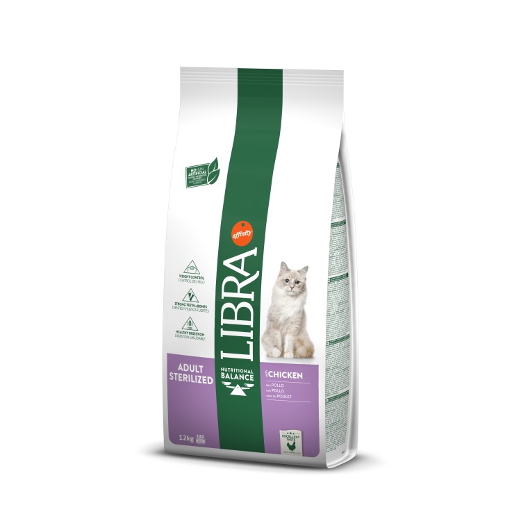 Libra Cat Adult Sterilized Chicken, 12 kg [1]